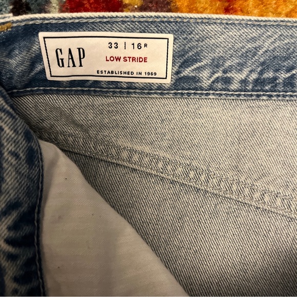 Gap Low Stride in Light Destroy Jeans SZ 16/33 - Picture 2 of 11